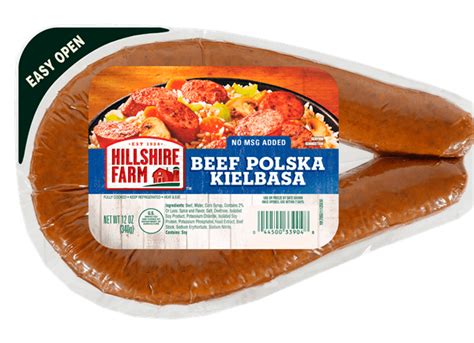 Hillshire Farm Beef Polska Kielbasa Oz Pack Meadowhillfarms