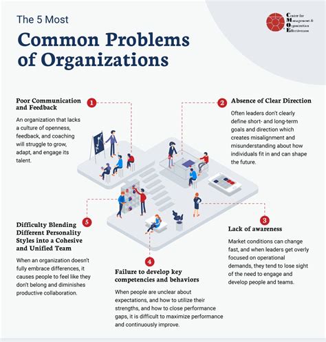 The Most Common Organizational Problems Cmoe