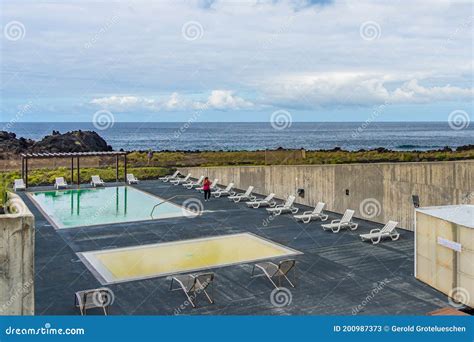 Ponta Da Ferraria Thermal Bath Facilities On Sao Miguel Island Azores