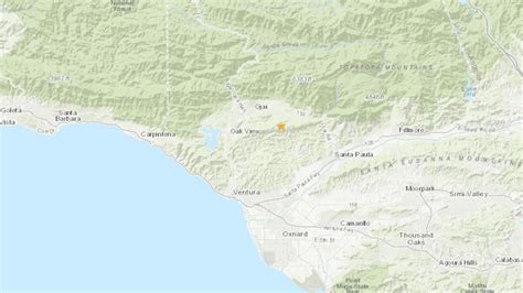 USGS: 5.1 earthquake reported southeast of Ojai, phone alert sent