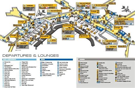 Schiphol Airport Map - Free Downloadable Map of Amsterdam Airport in ...