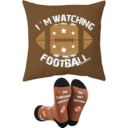 Amazon Football Gifts Pillow Cover Case X Inch And Funny Socks