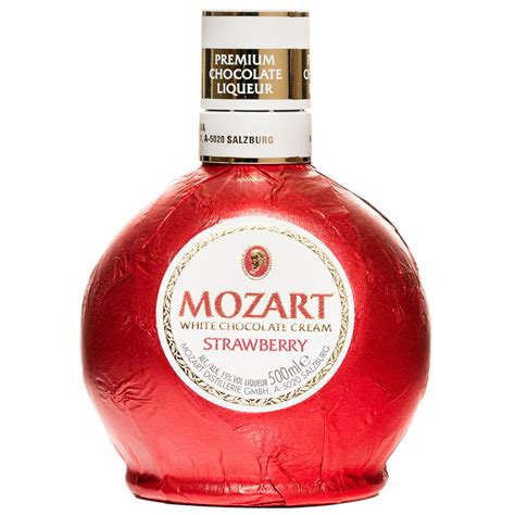 Mozart White Chocolate Strawberry Library Of Spirits