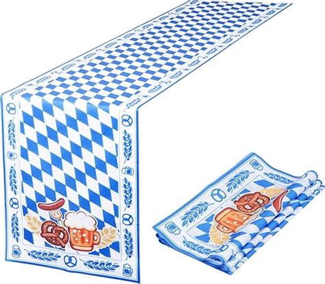 Hamoom Oktoberfest Tischl Ufer Bayerische Tischdecke Bierzeltgarnitur