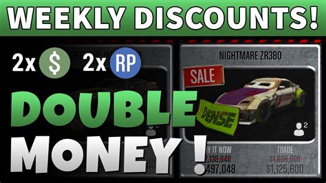 Gta Double Money This Week Gta Online Weekly Update Discounts And