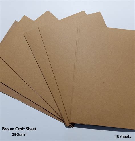 A4 Brown Craft Sheet Card Stock Set Scrapbooking Price In Pakistan View Latest Collection Of