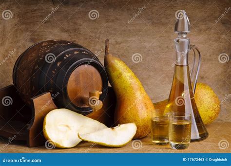 Fruit brandy stock image. Image of wood, pear, delicious - 17672463