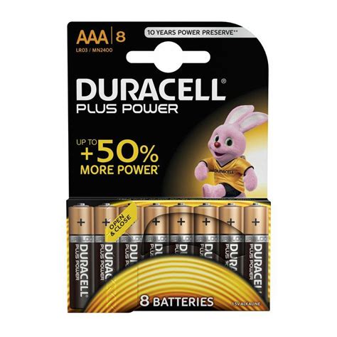 Duracell Plus Power Batteria Monouso Mini Stilo Aaa Alcalino