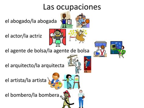 Ppt Las Ocupaciones Powerpoint Presentation Free Download Id2691777