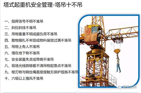 塔式起重机安全教育培训讲义PPT图文并茂 塔吊