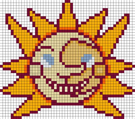 Sundrop FNaF SB Perler Bead Pattern Bead Sprites Characters