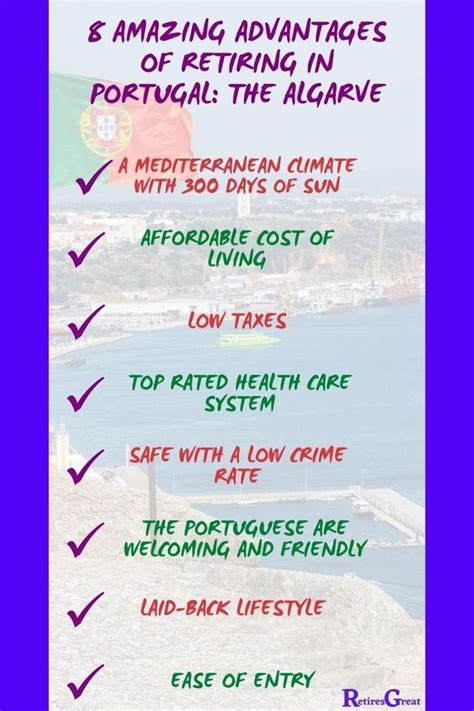 Amazing Advantages Of Retiring In Portugal Infographic Artofit