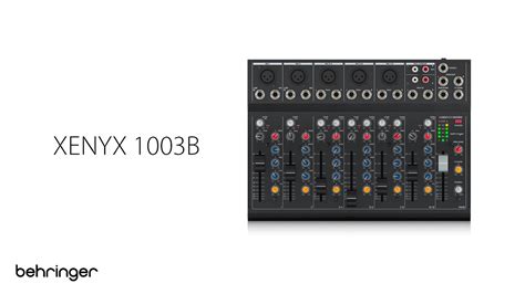 Introducing Behringer XENYX 1003B YouTube