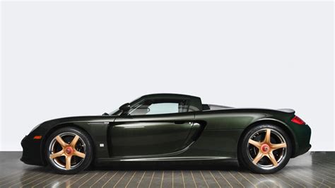 Porsche Classic Has Restored A Beautiful Green And Gold Carrera Gt