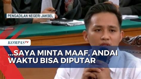 Momen Eliezer Minta Maaf Kepada Keluarga Yosua Dan Mengakui