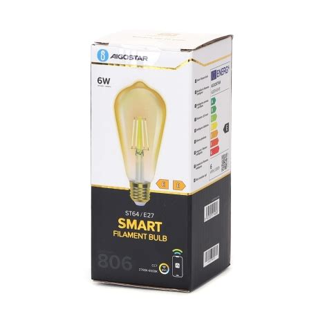 Ampoule Intensit Variable Led Filament St E W V K