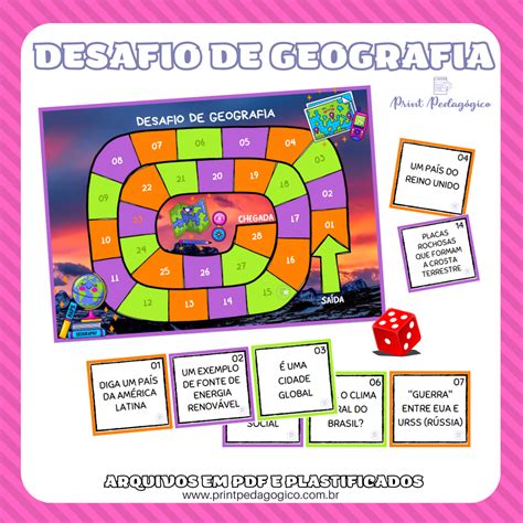 Jogos De Geografia Para Imprimir - Jogo de geografia de tabuleiro com mapa-múndi de bandeiras e fichas
