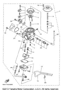 Grizzly Carburetor Diagram