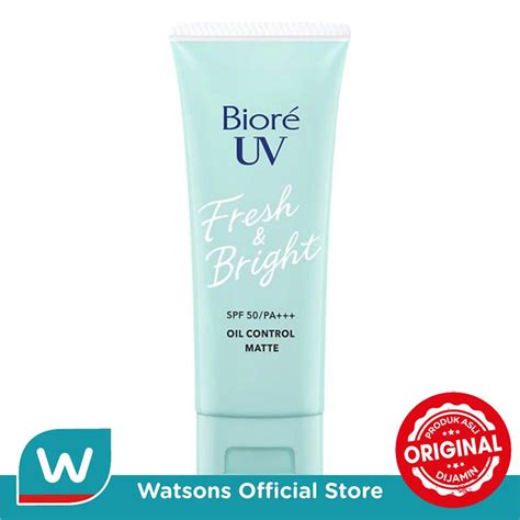 Jual Biore UV Fresh Bright SPF 50 PA Oil Control Matte 30g