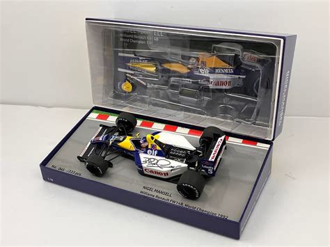 Nigel Mansell Signed Williams Fw B Minichamps