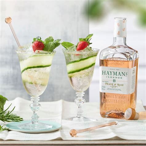 Haymans London Peach Rose Cup Gin Likör 0 7 l bei Beowein