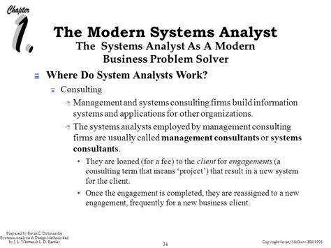 The Modern Systems Analyst Copyright Irwinmcgraw Hill Prepared By Kevin C Dittman For Systems