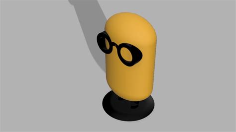 Minion in glasses by Sanyi | Download free STL model | Printables.com