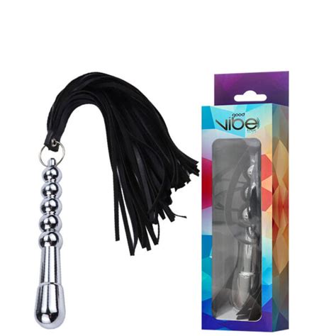 Plug Anal Chicote e Franja em Camurça GOOD VIBE TOYS Sex Shop Flower Love