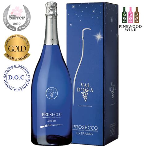 Blu Millesimato Extra Dry Doc Prosecco Nv Magnum 15l Pinewood Wine