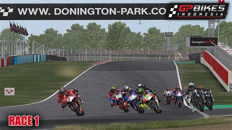 Race 1 Gpbi Sbk 2023 Round 9 Donington Park Circuit Youtube