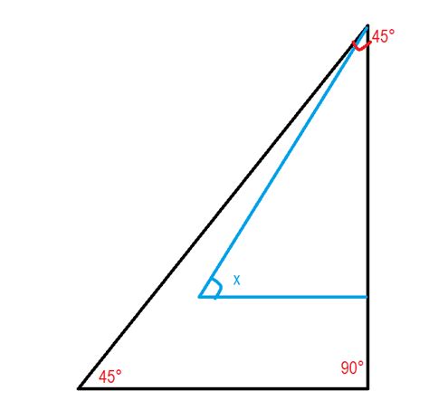 How to calculate this inside triangle angle? - Mathematics Stack Exchange