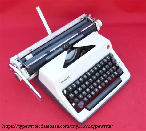 1972 Olympia SM9 on the Typewriter Database