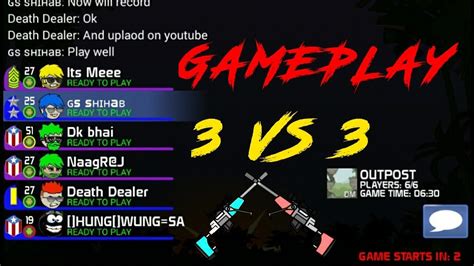 Mini Militia Sniper Lobby Gameplay But I Am Noob By Gamer Shihab