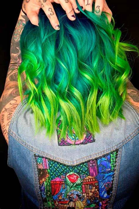 20 Best Green Ombre Hair Ideas | LoveHairStyles.com