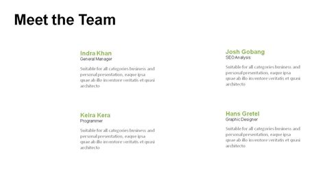 Meet the Team Templates | Download & Edit | 7,000+ Slides