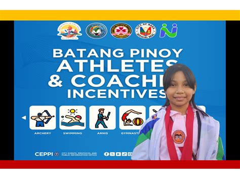 Mga Nanalong Athletes At Mga Coaches Sa Batang Pinoy Nakatanggap Ng