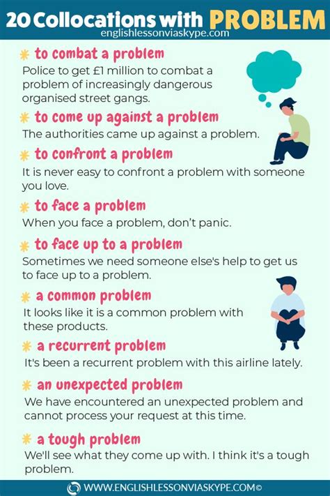 20 Collocations With Problem Learn English Wtih Harry English