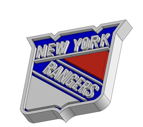 New York Rangers Logo by Ariel Warsh | Download free STL model ...