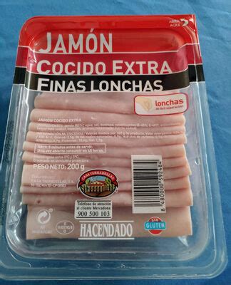 Jam N Cocido Extra Finas Lonchas Hacendado G