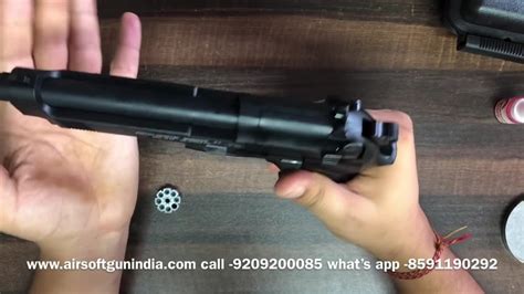 Beretta 92FS 4 5mm 177 Cal CO2 Pellet Air Pistol In India By Airsoft