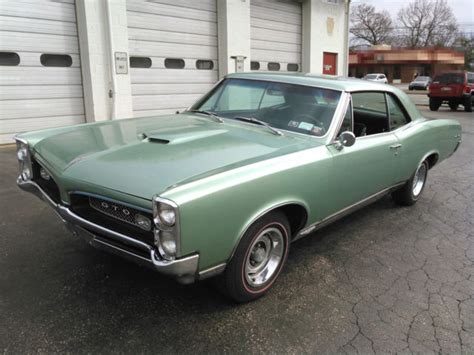 Seller Of Classic Cars 1967 Pontiac Gto Linden Green Polyblack