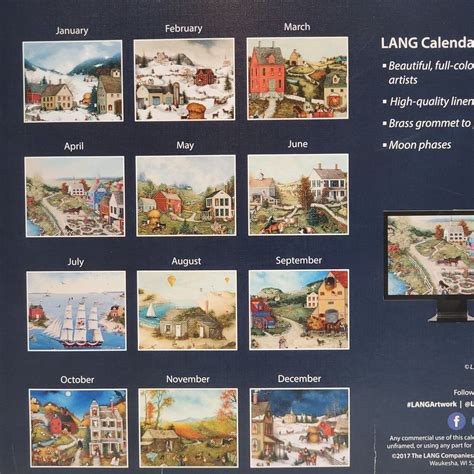 Lang Linda Nelson Stocks Calendar Frame The Folk Art Th Edition