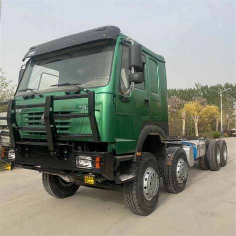 Used Sinotruk Howo Chassis 8x4 Dump Truck Chassis Cargo Truck Chassis