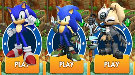 Sonic Dash Endless Runner Sonic Vs Boscage Maze Sonic Vs Whisper Vs