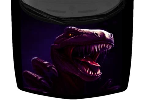 Snarling Raptor Dark Velociraptor Teeth Abstract Car Pickup - Etsy