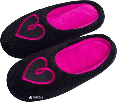 Комнатные тапочки Twins 40 Черные с сердцем (4817180000210 ...