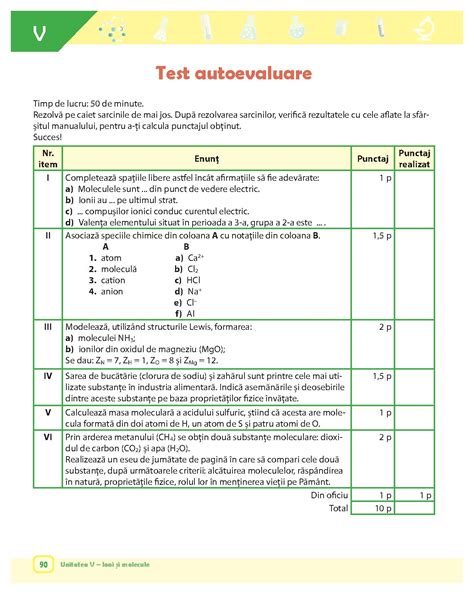 Chimie Pentru Clasa A Vii A A Pdf Pag