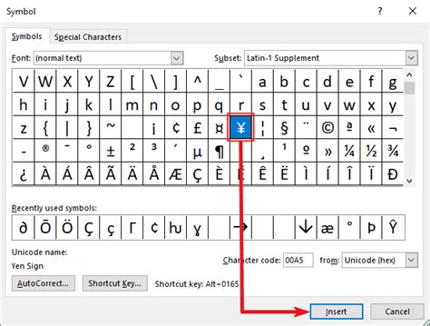 How To Type Japanese Yen Symbol ¥ In Wordexcel On Keyboard