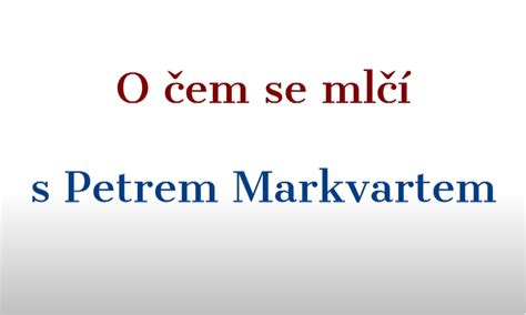 O Em Se Ml Stanislav Novotn S Petrem Markvartem Nov Republika