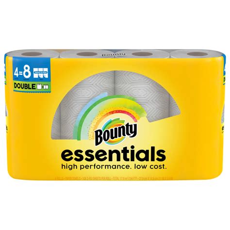 Save On Bounty Essentials Select A Size White Double Rolls Paper Towels